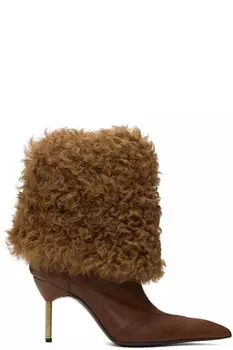 Коричневые карминовые сапоги KNWLS