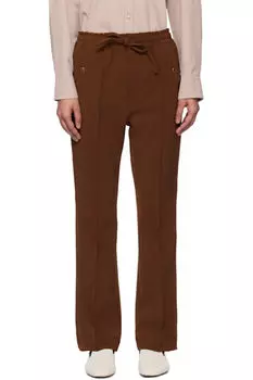 Коричневые ковбойские брюки с кантом NEEDLES