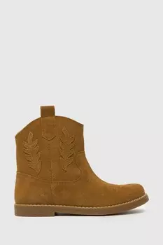 Коричневые ковбойские детские сапоги и сапоги Schuh, коричневый