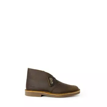 Коричневые кожаные ботинки Clarks