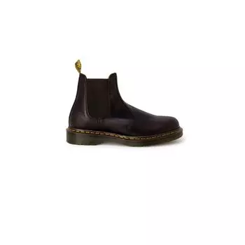 Коричневые кожаные ботинки Dr. Martens
