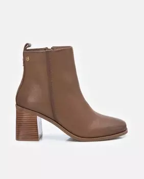Коричневые кожаные женские ботильоны Carmela, коричневый