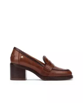 Коричневые кожаные женские туфли Pikolinos, коричневый