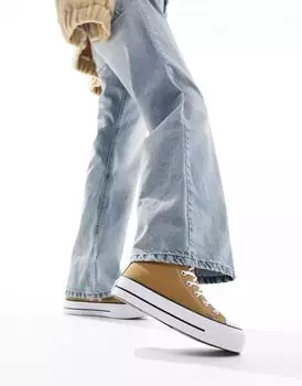 Коричневые кроссовки Converse Lift