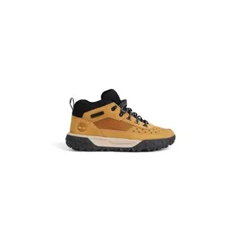 Коричневые кроссовки из переработанной кожи Timberland