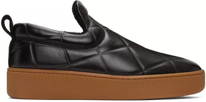 Коричневые кроссовки The Quilt Bottega Veneta