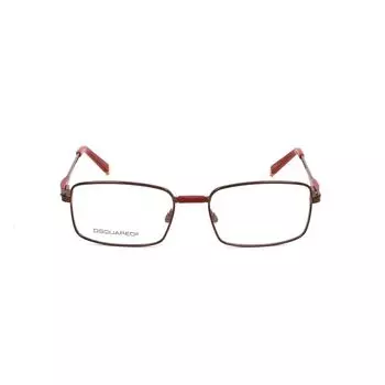 Коричневые металлические оправа Dsquared2