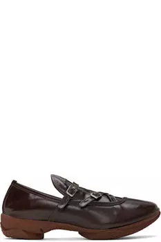 Коричневые мокасины Sonia с пряжками Kiko Kostadinov