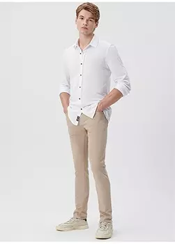 Коричневые мужские джинсовые брюки с нормальной талией Mavi