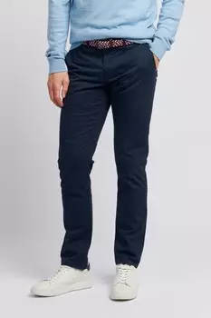 Коричневые мужские классические брюки-чиносы U.S. Polo Assn, синий