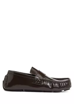 Коричневые мужские кожаные лоферы Bottega Veneta