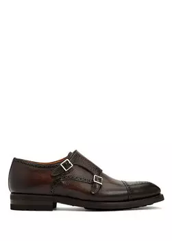 Коричневые мужские кожаные туфли Magnanni