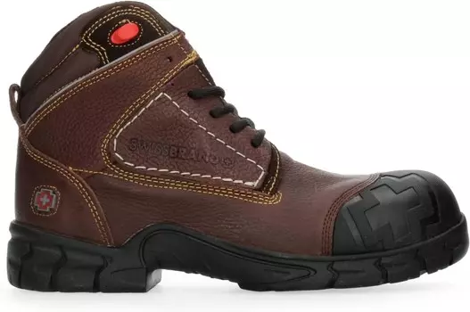 Коричневые мужские рабочие ботинки-гладиаторы Swissbrand, коричневый