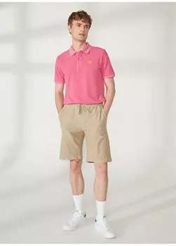 Коричневые мужские шорты-бермуды узкого кроя с нормальной талией A261OSLOPHILIPB AT.P.CO, коричневый