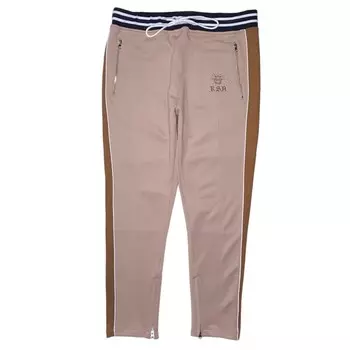 Коричневые мужские спортивные брюки в полоску REASON, коричневый