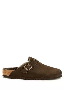 Коричневые мужские тапочки Birkenstock