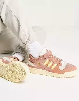 Коричневые низкие кроссовки adidas Originals Forum 84