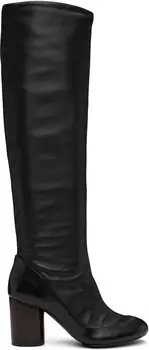 Коричневые перчатки-сапоги LEMAIRE