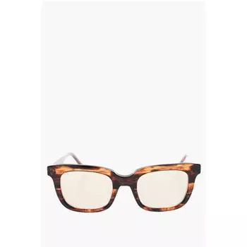 Коричневые пластиковые солнцезащитные очки Oamc, Brown