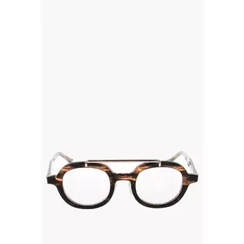 Коричневые пластиковые солнцезащитные очки Oamc, Brown