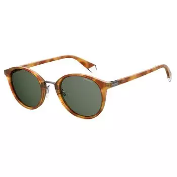 Коричневые пластиковые солнцезащитные очки Polaroid