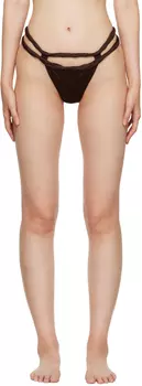 Коричневые плавки бикини 'Le Bas De Maillot Sofio' Jacquemus