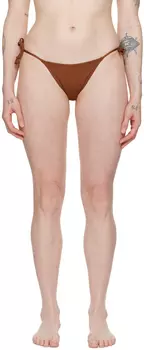 Коричневые плавки бикини Malou Eres