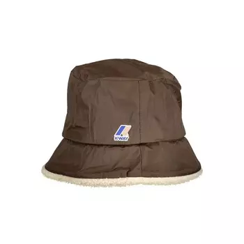 Коричневые полиамидные шляпа и кепка K-Way