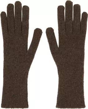 Коричневые ребристые перчатки Baserange