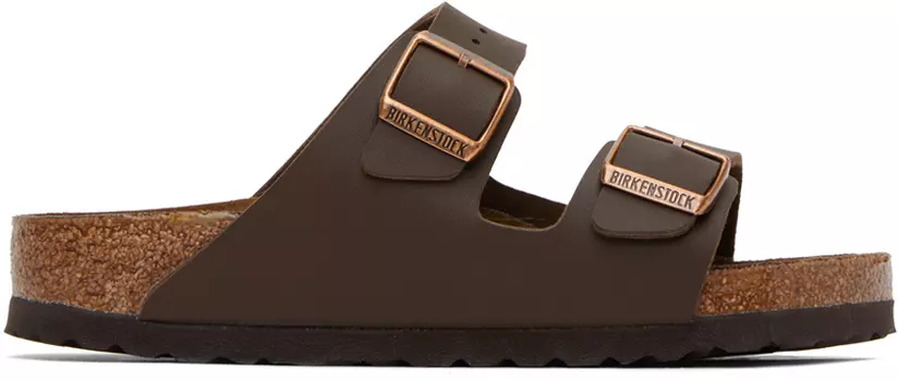 Коричневые сандалии Birkenstock Arizona