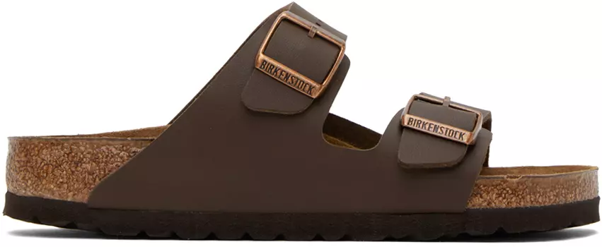 Коричневые сандалии Birkenstock Arizona