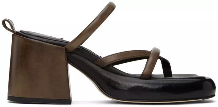 Коричневые сандалии Delphine Miista