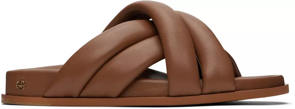 Коричневые сандалии Lizzie ANINE BING