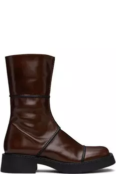 Коричневые сапоги Dahlia Miista