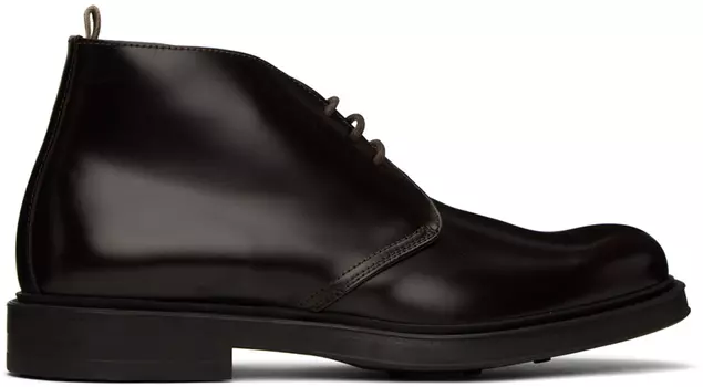 Коричневые сапоги Uniform 004 Officine Creative