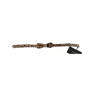 Коричневые шелковые галстуки и бабочки Dolce & Gabbana