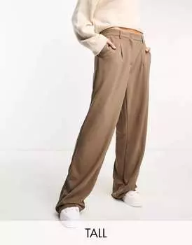 Коричневые широкие брюки Vero Moda