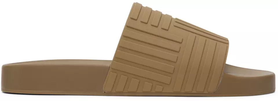 Коричневые шлепанцы Bottega Veneta