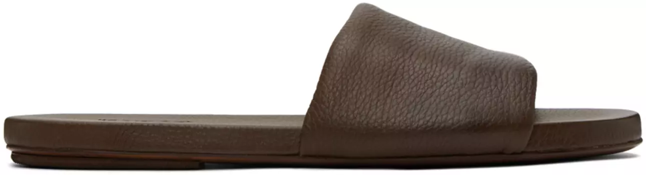 Коричневые шлепанцы Spanciata Marsell