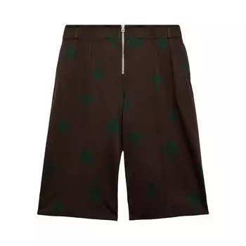 Коричневые шорты-бермуды Jil Sander