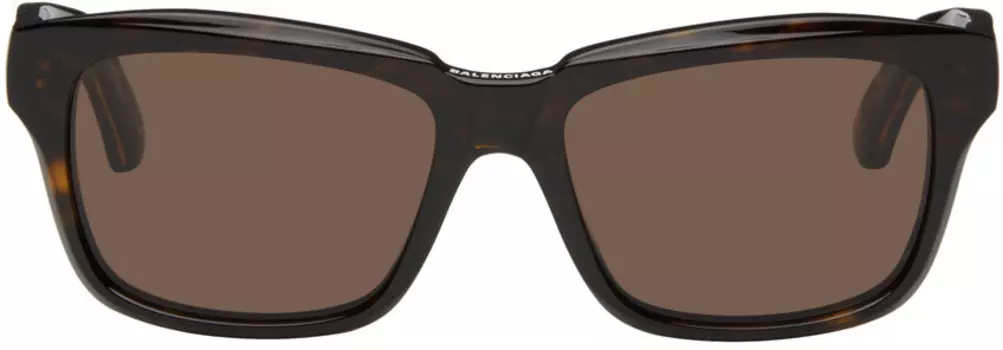 Коричневые солнцезащитные очки BB0346S Balenciaga
