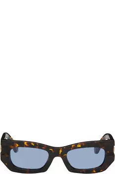 Коричневые солнцезащитные очки Belleville Off-White