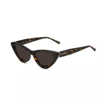 Коричневые солнцезащитные очки из ацетата Jimmy Choo Eyewear