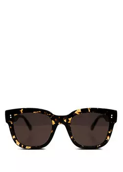 Коричневые солнцезащитные очки из ацетата Liv Messyweekend Cophenagen, коричневый