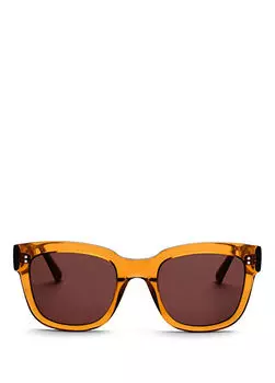 Коричневые солнцезащитные очки из ацетата Liv Messyweekend Cophenagen, коричневый