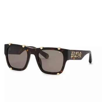 Коричневые солнцезащитные очки из ацетата Philipp Plein