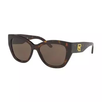 Коричневые солнцезащитные очки из ацетата Ralph Lauren