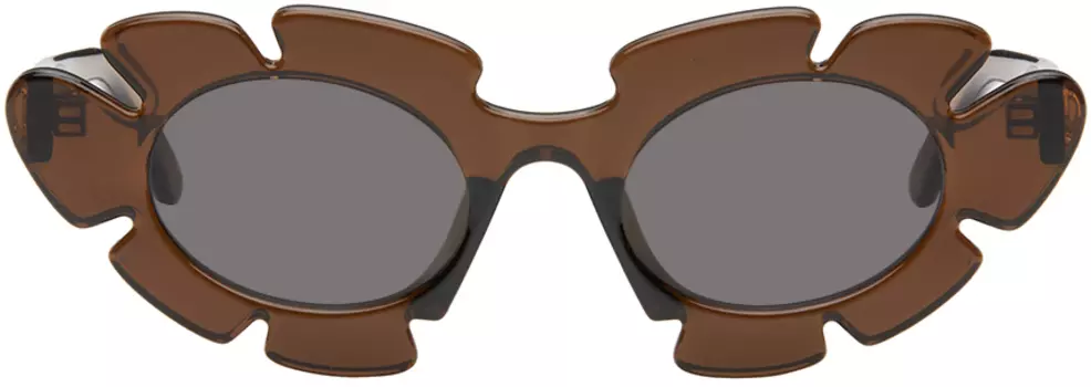 Коричневые солнцезащитные очки Paula's Ibiza Flower LOEWE