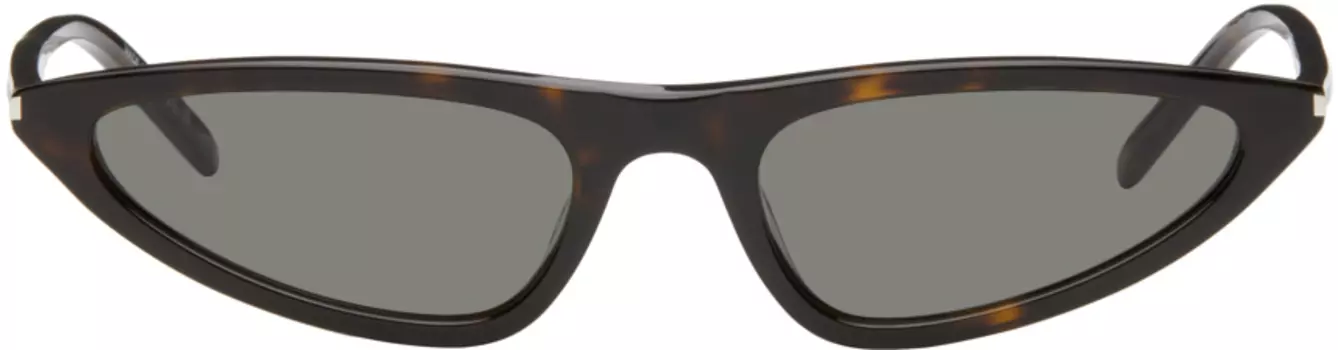 Коричневые солнцезащитные очки SL 703 Saint Laurent