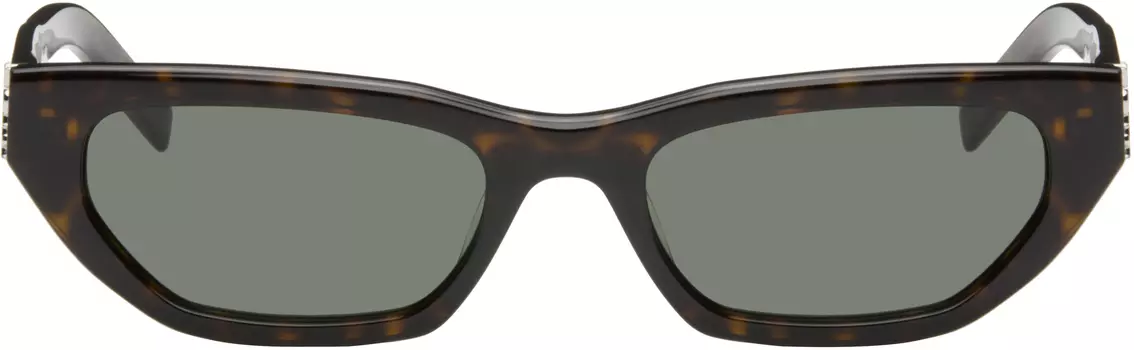 Коричневые солнцезащитные очки SL M162 Saint Laurent, Havana